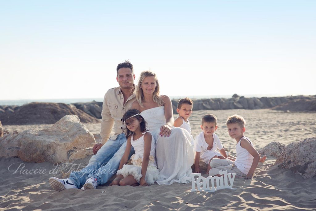 servizio fotografico famiglie roma al mare m-s