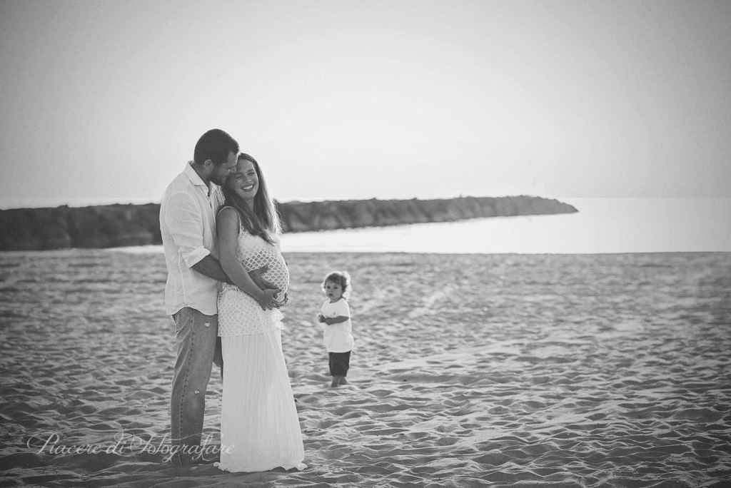 fotografie al mare gravidanza roma ilaria