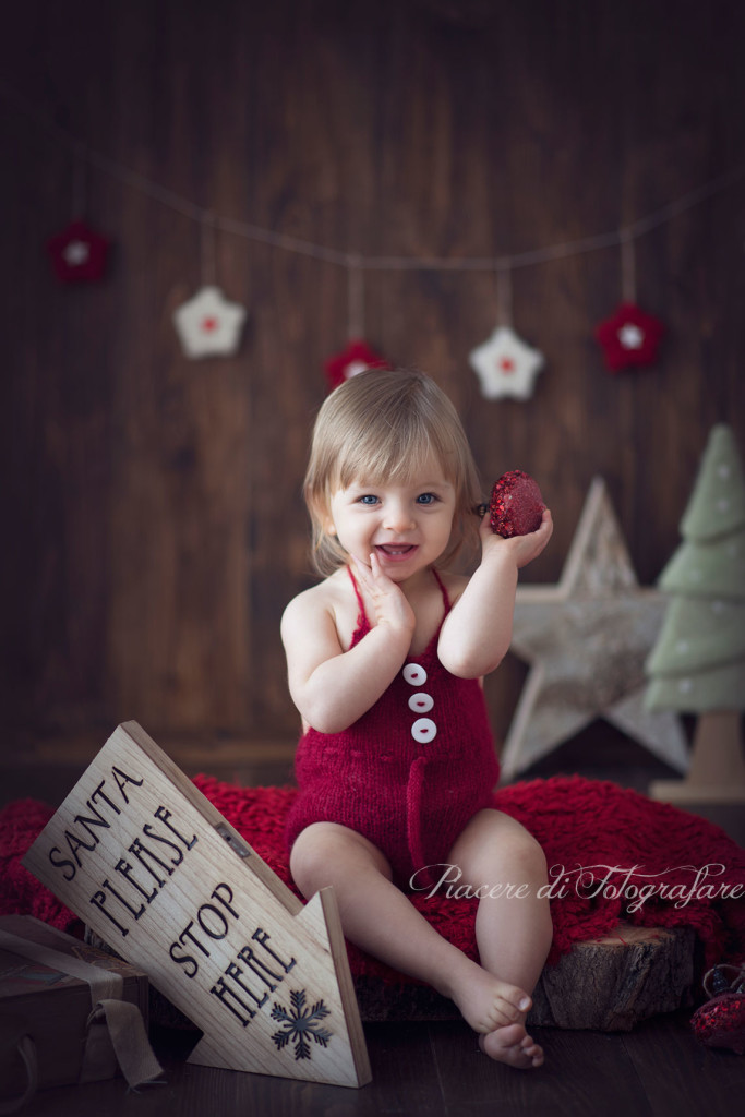 book fotografico natalizio bambina roma ann