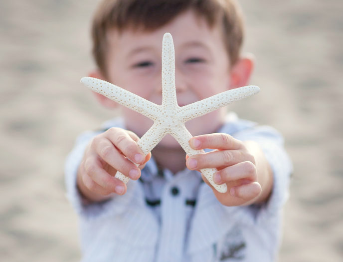 Un bambino fatto di pura energia