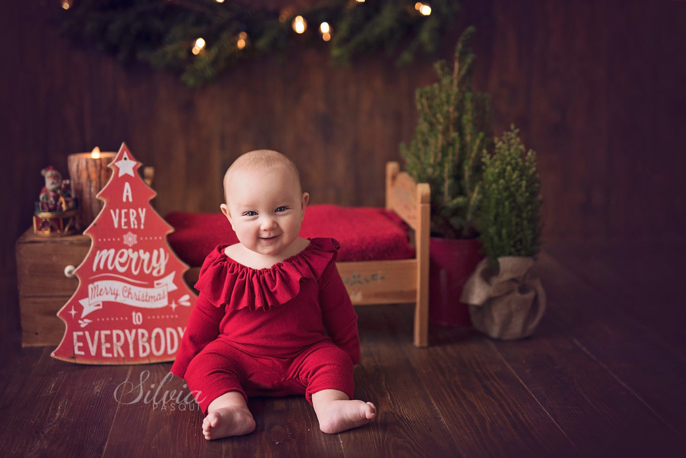 Fotografie Di Bambini Natalizie Il Primo Natale Di Bianca