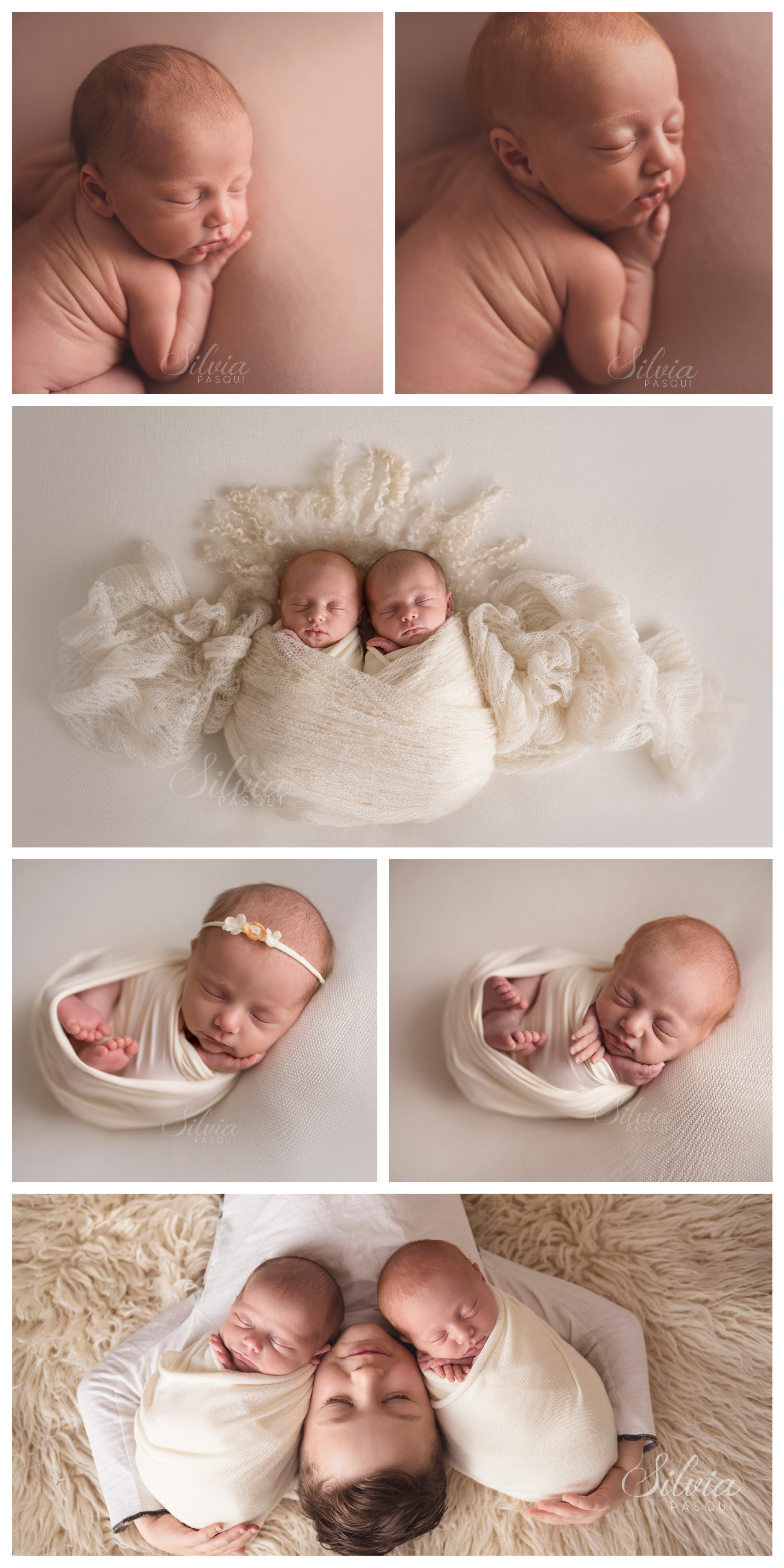 servizi foto gemelle neonate