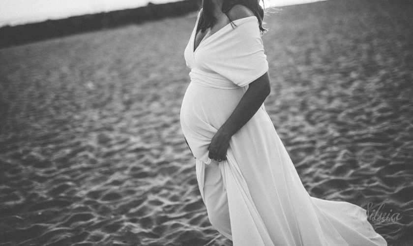 servizio fotografico gravidanza mare 