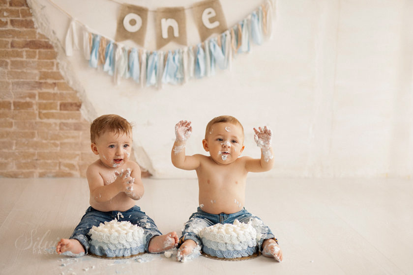 fotografa bambini torta un anno