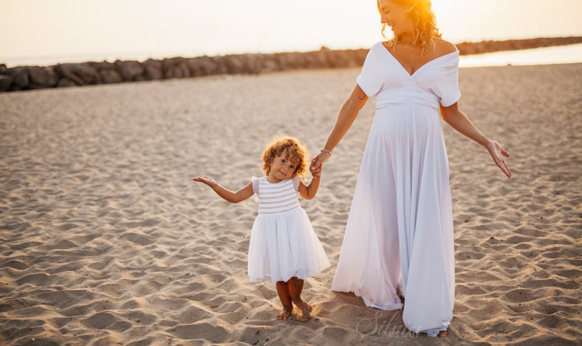 foto gravidanza al mare