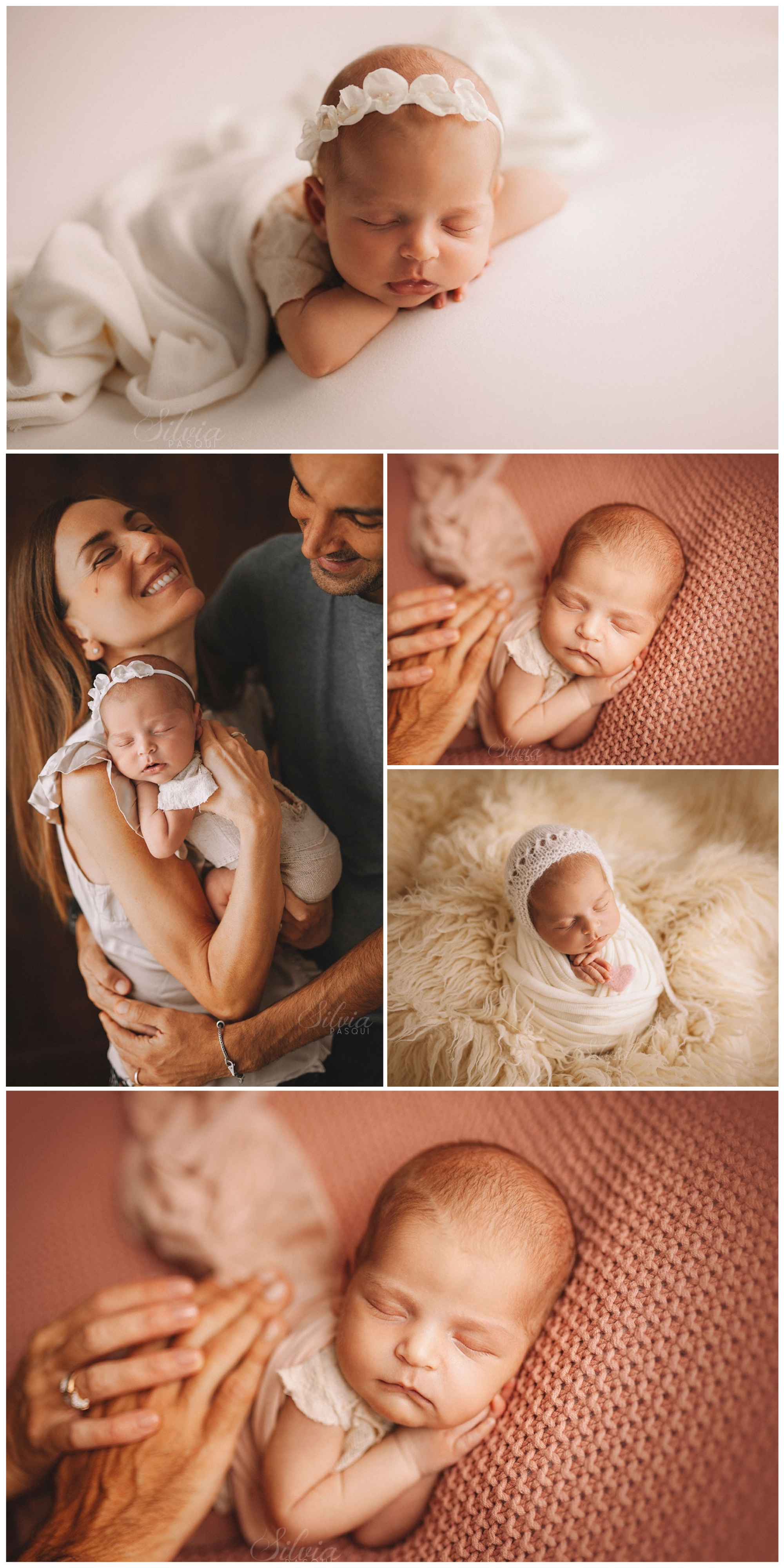 bambina appena nata fotografa