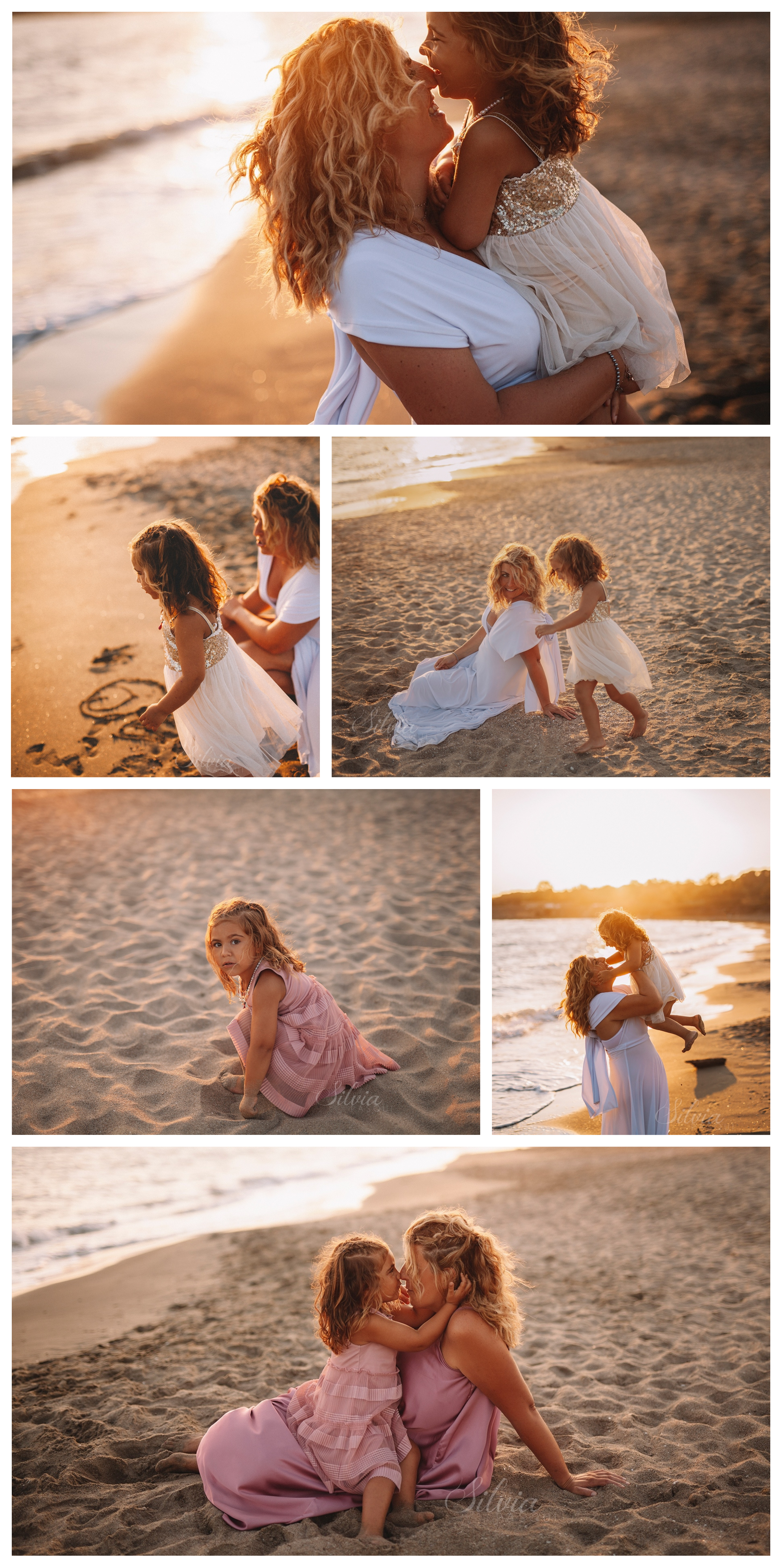 servizio fotografico mare mamma