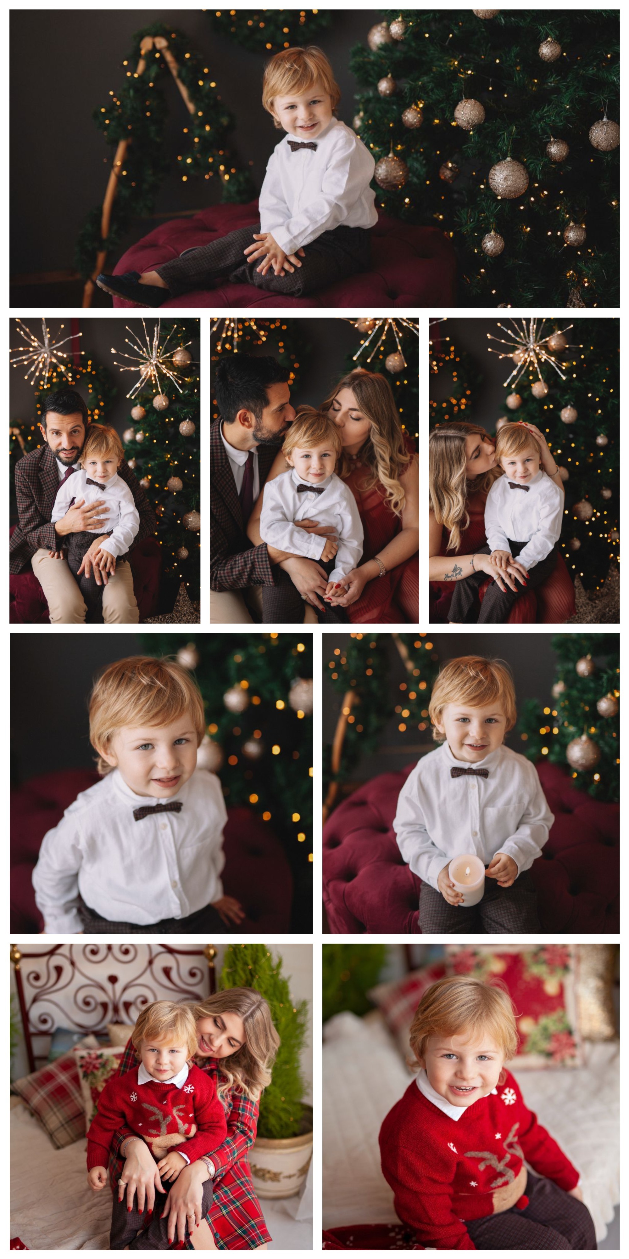 foto fotografa bambini natale