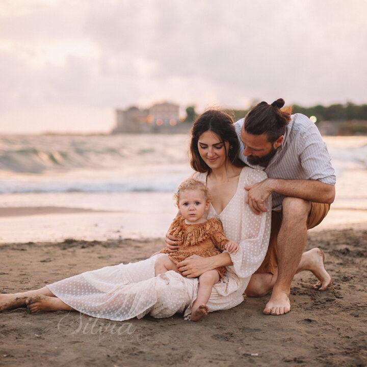 Famiglia al mare