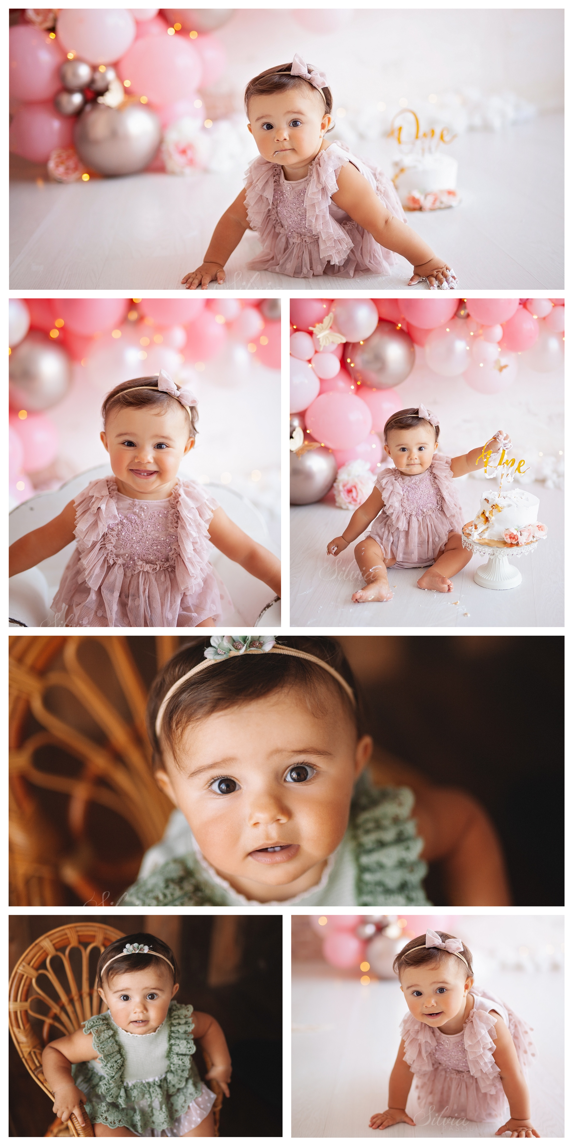 servizio fotografico primo compleanno smash cake