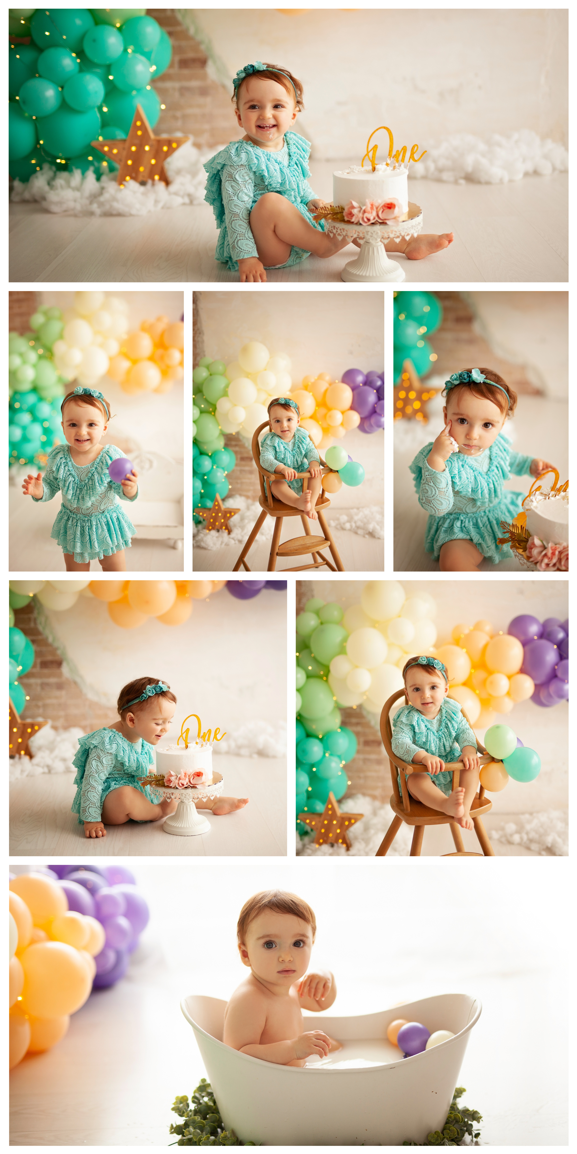 smash cake foto bambini un anno