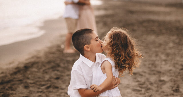 Famiglia al mare