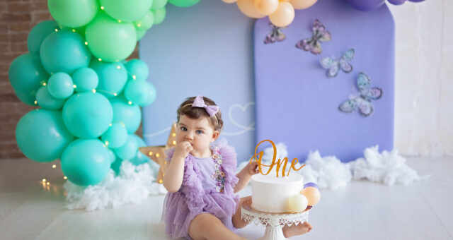 Aurora, smash cake